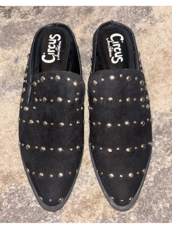 Sam Edelman Shoes - Circus By Sam Edelman Women’s Lucielle Black Fabric Studded Mules